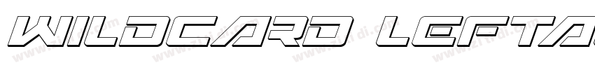 Wildcard Leftalic字体转换